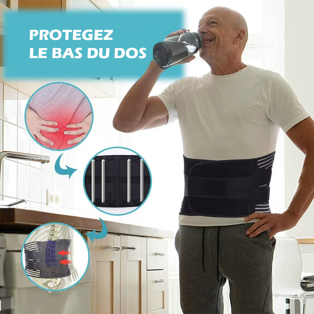 Attelle dorsale pour les douleurs lombaires
