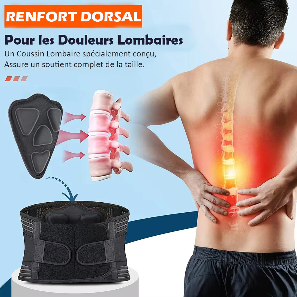 Attelle dorsale pour les douleurs lombaires